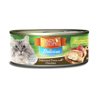 Cindy's Recipe Delicious Deboned Tuna with Chicken 80g Cat Wet Food
