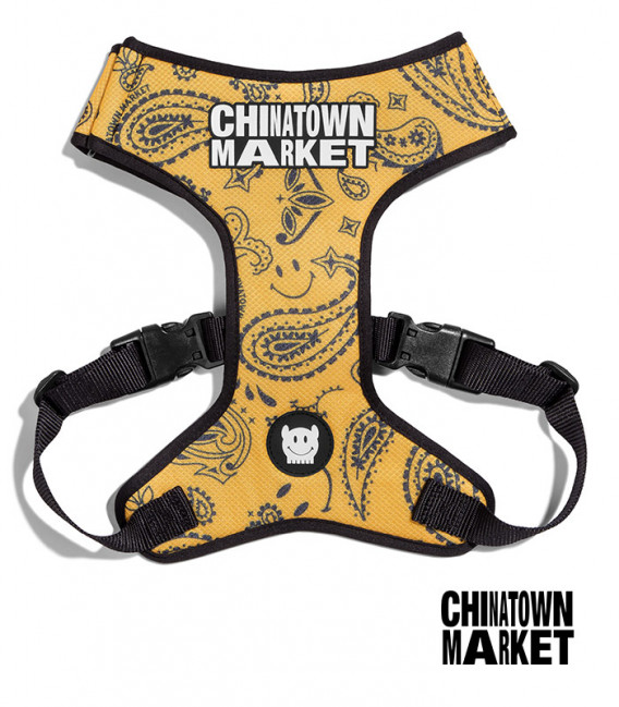 LIMITED EDITION Chinatown Market x Zee.Dog Adjustable Air Mesh Yellow Dog Harness
