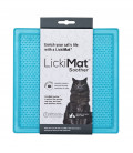 LickiMat Classic Soother Turquoise Cat Feeder Mat