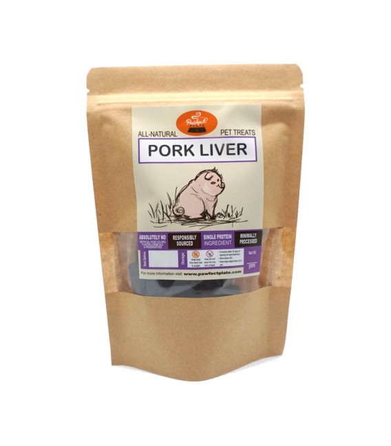 Pawfect Plate Bailey Bites - PORK LIVER 50g Dehydrated Pet Treats