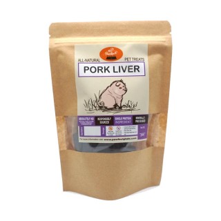 Pawfect Plate Bailey Bites - PORK LIVER 50g Dehydrated Pet Treats