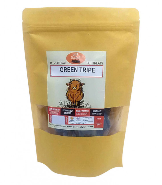 Pawfect Plate Beef Green Tripe 50g Dehydrated Pet Treats