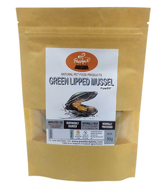 Pawfect Plate Green Lipped Mussels 50g Dehydrated Pet Treats