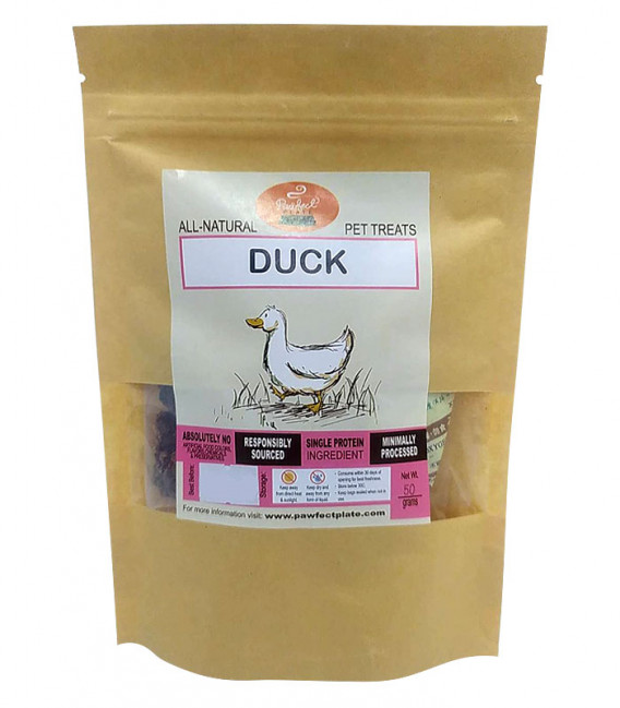 Pawfect Plate Duck Coins 50g Dehydrated Pet Treats