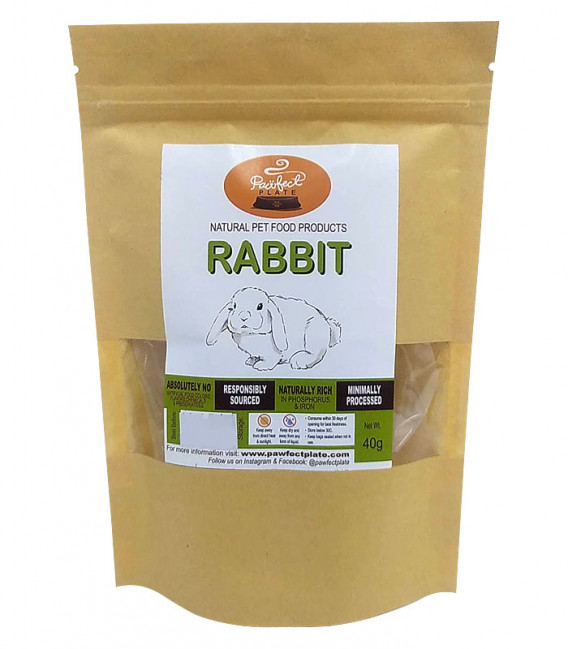 Pawfect Plate Rabbit Coins 40g Dehydrated Pet Treats
