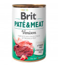 Brit Pate and Meat Grain-Free Venison 400g Dog Wet Food