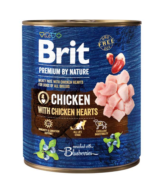 Brit Premium by Nature Chicken with Chicken Hearts