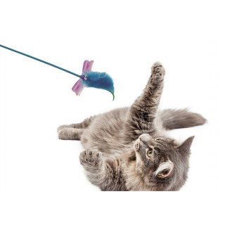 Petstages Plug & Play Tease Wand Cat Toy