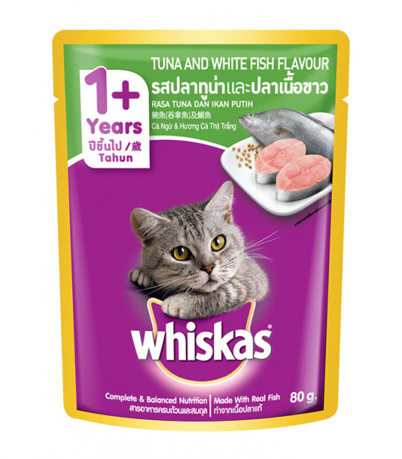 Whiskas Tuna & White Fish 85g Cat Wet Food