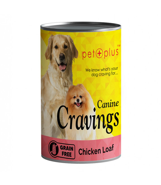 Pet Plus Canine Cravings Chicken Loaf 400g Dog Wet Food