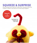 Charming Pet Poppers Chicken Yellow Dog Toy
