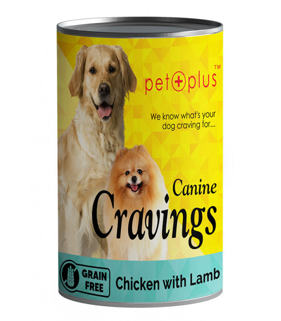 Pet Plus Canine Cravings Chicken with Lamb 400g Dog Wet Food