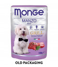 Monge Grill Chunkies with Beef 100g Dog Wet Food