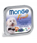 Monge Fruit Pate & Chunkies with Turkey & Blueberry 100g Dog Wet Food