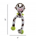 Charming Pet Thunda Tugga Leggy Cow Dog Toy