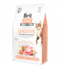 Brit Care Grain-Free Sensitive Healthy Digestion & Delicate Taste Fresh Turkey & Salmon 2kg Cat Dry Food
