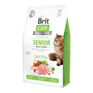 Brit Care Senior Weight Control Fresh Chicken Grain-Free 2kg Cat Dry Food
