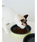 Zee.Cat Duo Olive Cat Bowl