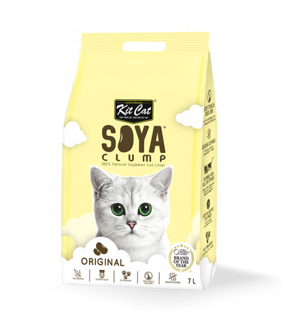 Kit Cat Soya Clump Original 7L Cat Litter