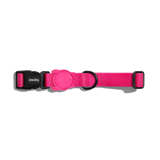 Zee.Dog Solids Pink LED Dog Collar