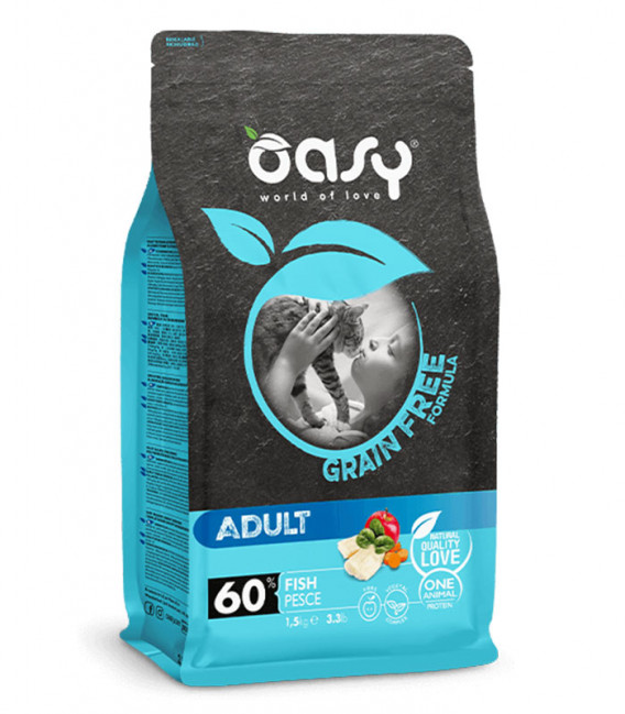Oasy Fish Grain-Free Cat Dry Food