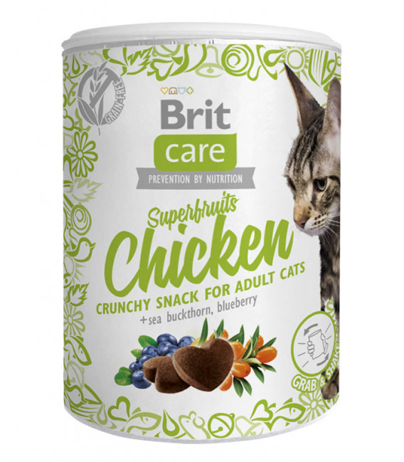Brit Care Superfruits Chicken 100g Cat Treats