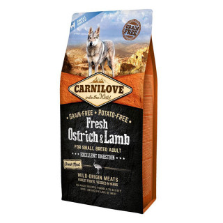 Carnilove Into The Wild Grain-Free, Potato-Free Fresh Ostrich & Lamb Dog Dry Food