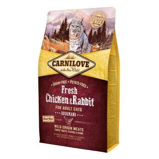 Carnilove Into The Wild Grain-Free, Potato-Free Fresh Chicken & Rabbit Cat Dry Food