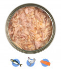 Daily Delight Pure Skipjack Tuna White & Chicken with Salmon 80g Cat Wet Food