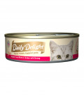 Daily Delight Pure Skipjack Tuna White & Chicken with Shrimp 80g Cat Wet Food