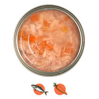 Daily Delight Jelly Skipjack Tuna White with Carrot 80g Cat Wet Food