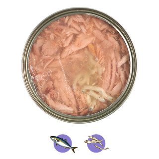 Daily Delight Skipjack Tuna White with Shirasu in Jelly 80g Cat Wet Food