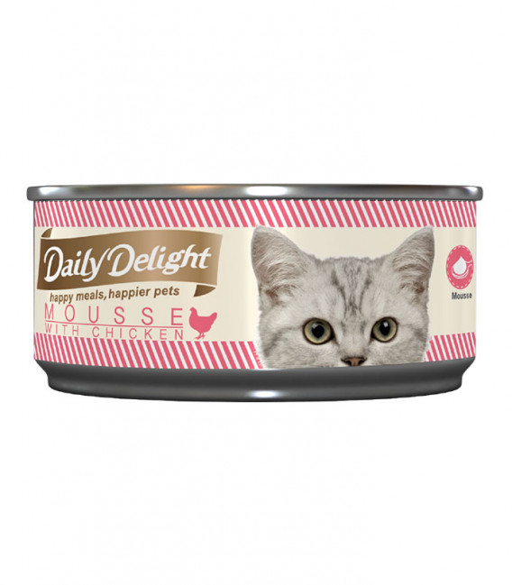 Daily Delight Mousse with Chicken 80g Cat Wet Food