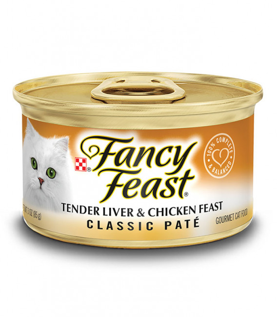 Fancy Feast Classic Pate Tender Liver & Chicken Feast 85g Cat Wet Food