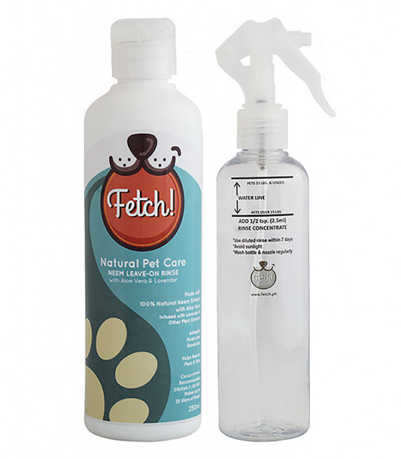 Fetch! Neem with Aloe Vera & Lavender Pet Leave-on Rinse with Sprayer