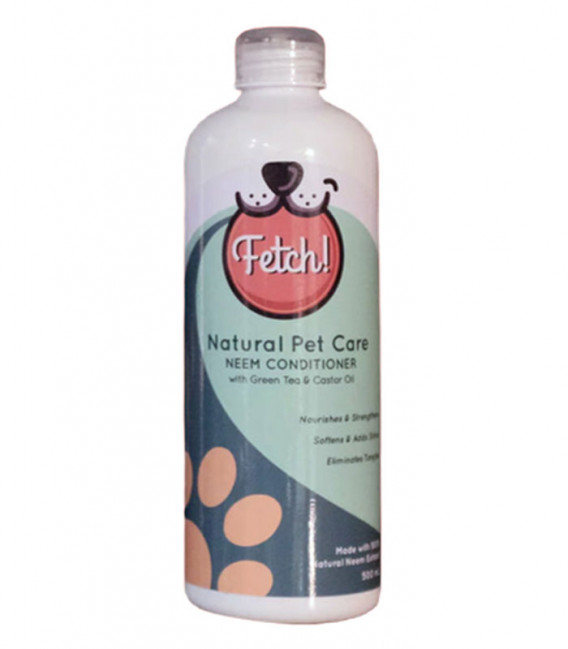 Fetch! Natural Pet Care Neem with Green Tea & Castor Oil Pet Conditioner