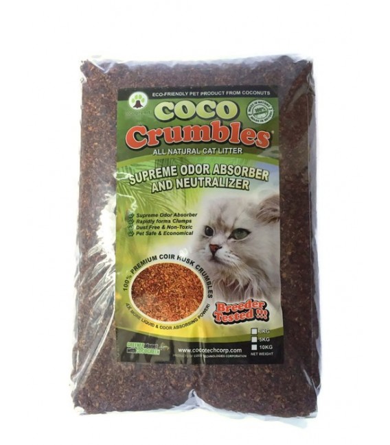 Cocogreen Coco Crumble 3kg All Natural Cat Litter