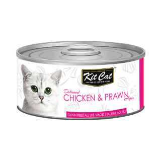 Kit Cat Deboned Chicken & Prawn 80g Grain-Free Cat Wet Food
