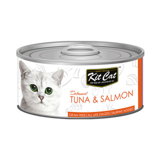 Kit Cat Deboned Tuna & Salmon 80g Grain-Free Cat Wet Food
