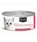 Kit Cat Deboned Chicken & Crabstick 80g Grain-Free Cat Wet Food