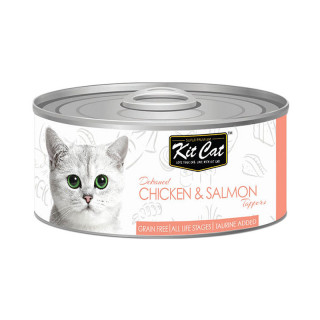 Kit Cat Deboned Chicken & Salmon 80g Grain-Free Cat Wet Food