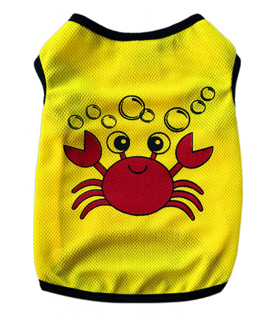 Pawsh Couture Summer Crab Pet Tee