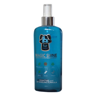 Furmagic Magic Shine BLUE with Dematting and Detangling Formula 268ml Dog Leave-on Conditioning Spray