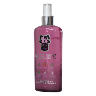 Furmagic Magic Shine PINK with Dematting and Detangling Formula 268ml Dog Leave-on Conditioning Spray