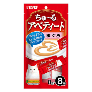 Inaba Churu Apetito with Vitamin E & Green Tea Grain-Free 8g x 8 Sticks Cat Treats