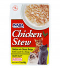 Inaba Chicken Stew with Vitamin E & Green Tea Grain-Free 40g Cat Wet Food