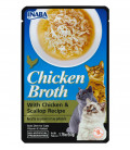 Inaba Chicken Broth with Vitamin E & Green Tea Grain-Free 50g Cat Wet Food