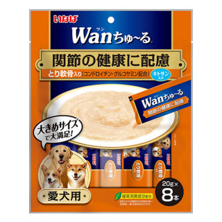 Inaba Wan Churu with Vitamin E & Green Tea Grain-Free 20g x 8 Sticks Dog Treats