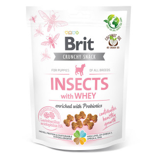 Brit Care Crunchy Snack Insects with Whey & Probiotics 200g Puppy Treats