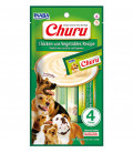 Inaba Churu with Vitamin E & Green Tea Grain-Free 14g x 4 Tubes Dog Treats